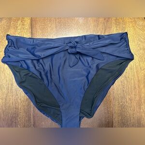 J. Crew Blue and Black Swim